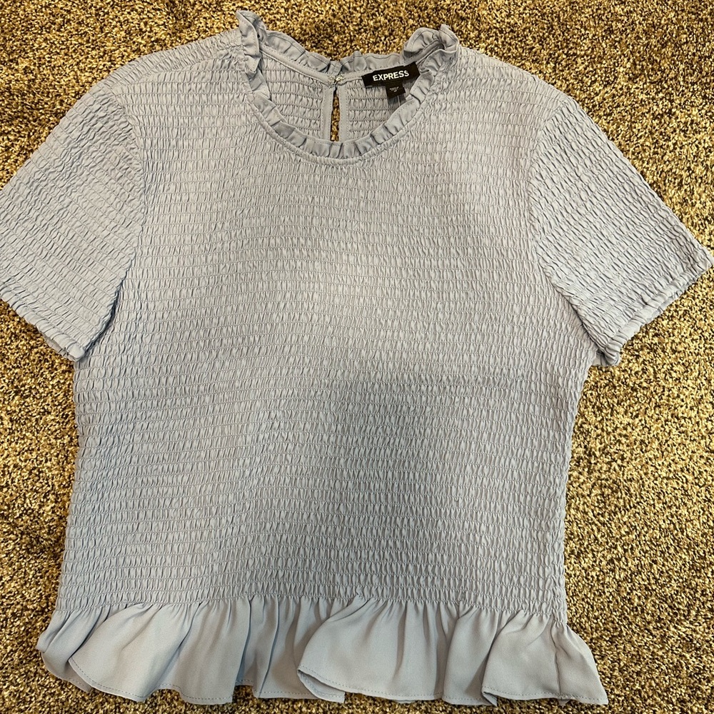 Express Peplum Top-Medium
